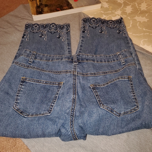 Cos Capri Jeans Size 0P Blue - Picture 4 of 8